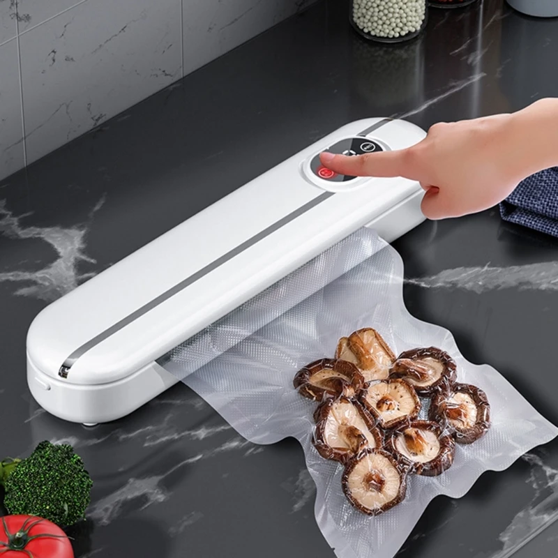 

Electric Vacuum Sealer Packaging Machine for Home Kitchen Including 10pcs Food Saver Bags Automatic Vacuum Food Sealing EU/US