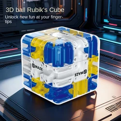 3D Maze Magic Cube - Creative Puzzle & Anti - Stress Educational Toy (B)