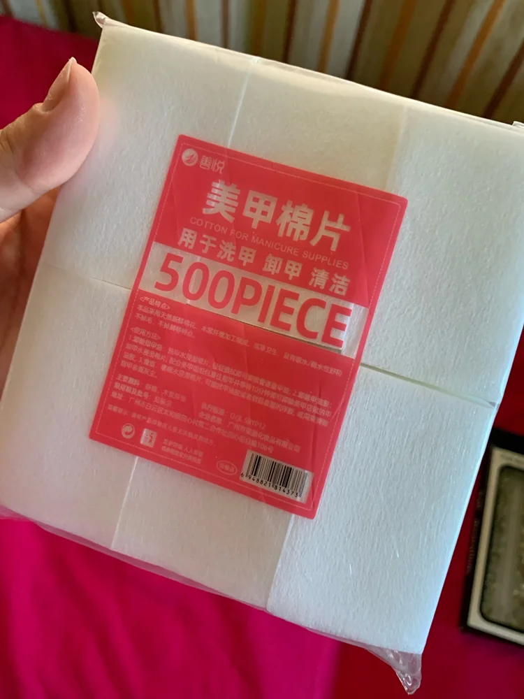 Nail Polish Remover Wipes 1000/500/100pcs Nail Wipe Cotton Pads