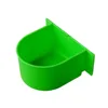 Bird Feeding Bowl Bird Cage Water Bowl Bird Feeding Trough Bird Half Round Food Box Parrot Feeding Tool Bird Cage Accessories 6
