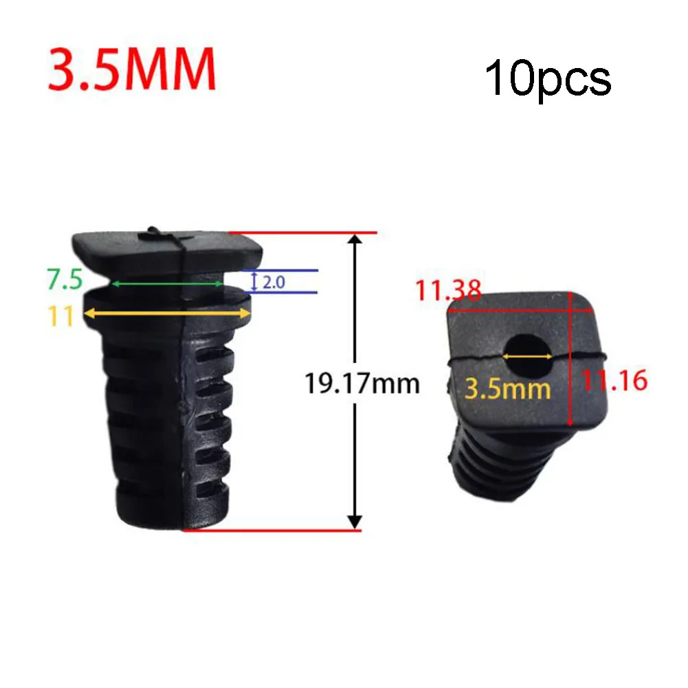 10PCS Cable Gland Connector Kit Rubber Strain Relief Cord Power Tool Cable Sleeves 2.8mm-5.6mm Cable Sleeve Wire Connectors