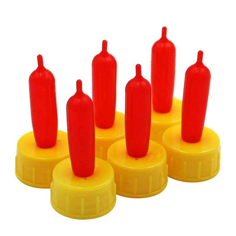 Calf milk feeder 20Pcs Goat Lamb Milk Bottle Nipples Drinker Livestock Pacifier Feeding Screw Sprite Coke Bottle Tools Livestock Feeding Nipples