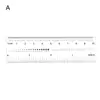 Good Fake Nail Ruler  High Precise Lightweight Faux Nail Ruler  All-Purpose Clear Ruler Fake Nails Measuring Tools 3