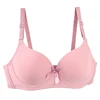 102757-b1a62b.jpg Soutien-gorge Sexy grande taille pour femmes, sous-vêtements avec nœud absorbant la sueur, solide, lisse, sans couture, respirant, bonnet ABC, Lingerie, nouvelle collection 2025