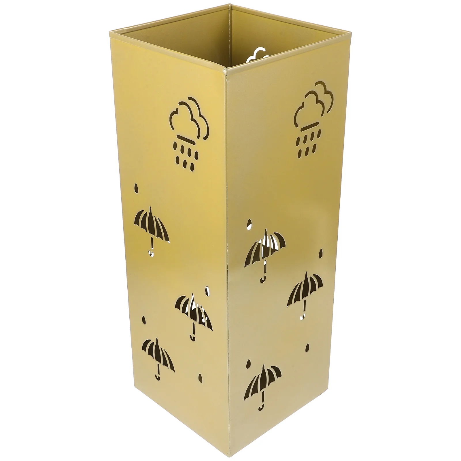 

Folding Walking Cane Metal Umbrella Bucket Iron Holder Stick Organizer Square Rack Storage Stand