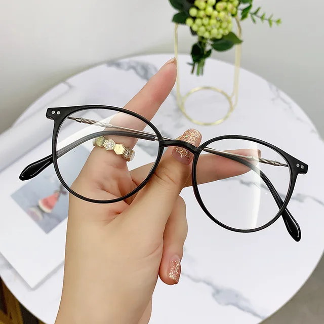 New Fashion Anti-blu-ray Women Eyewear Retro Myopia Men Eyeglasses Frame  Trend Optical Computer Transparent Universal Glasses - Eyeglasses Frames -  AliExpress