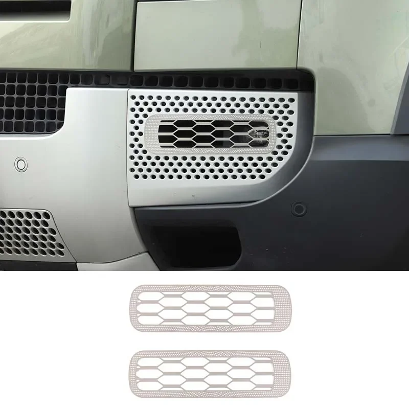 

Защитная сетка для передней противотуманной фары автомобиля для Land Rover Defender 90 110 2020-2024, автомобильные аксессуары