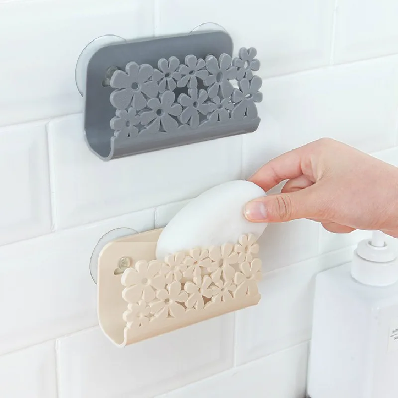 Kitchen Bathroom Drying Rack Toilet Sink Suction Sponges Holder Cup Dish Cloths Scrubbers Soap Storage |