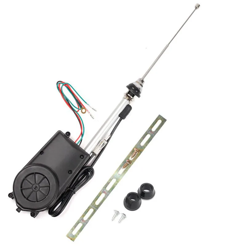 Antenna Auto Corta 17 Cm Universale – AM/FM – Alluminio (Rosso/Nero/Blu/Argento) - 5