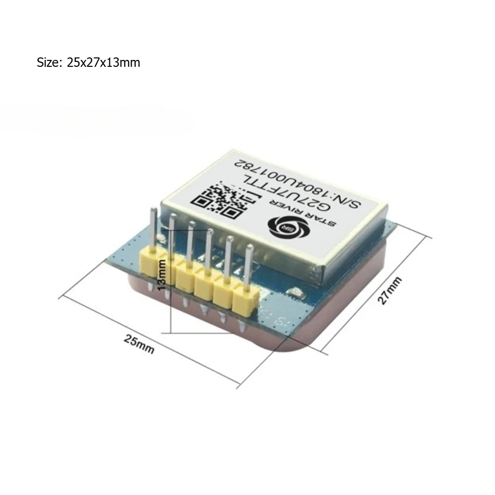 SR2527U7 고정밀 GPS 포지셔닝 모듈 G7020-KT TTL 레벨 출력 PPS 타이밍 내장 세라믹 안테나 GPS 수신기 모듈
