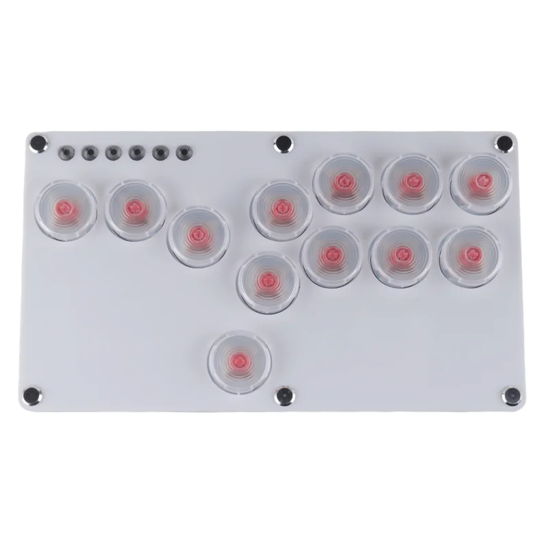 핫 세일 12키 조이스틱 히트박스 키보드 PS4/PS3/스위치/PC 아케이드 히트박스 컨트롤러 파이트 스틱 C