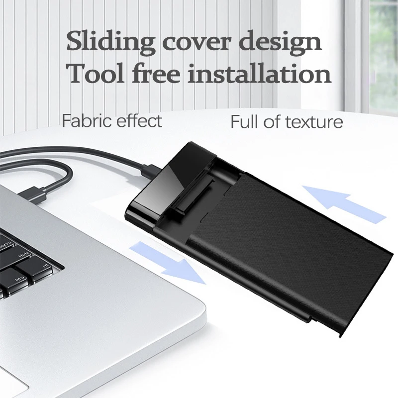 UTHAI Q5 3-inch USB 2.5 portable hard drive case suitable for laptop solid-state/mechanical hard drives supports SATA interface external hard drive case hard drive enclosure hard disk case external hard drive box hdd case enclosure