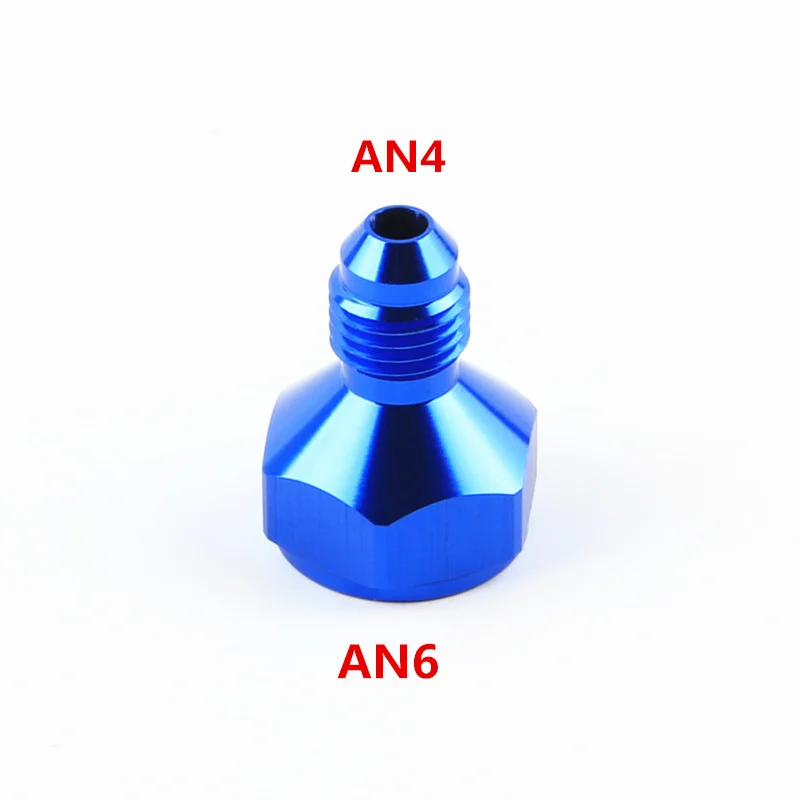 Connecteur Réducteur YINETTECH AN10 Vers AN6 - Lot De 2 Pièces En Aluminium Anodisé | Pour Système Carburant, Huile