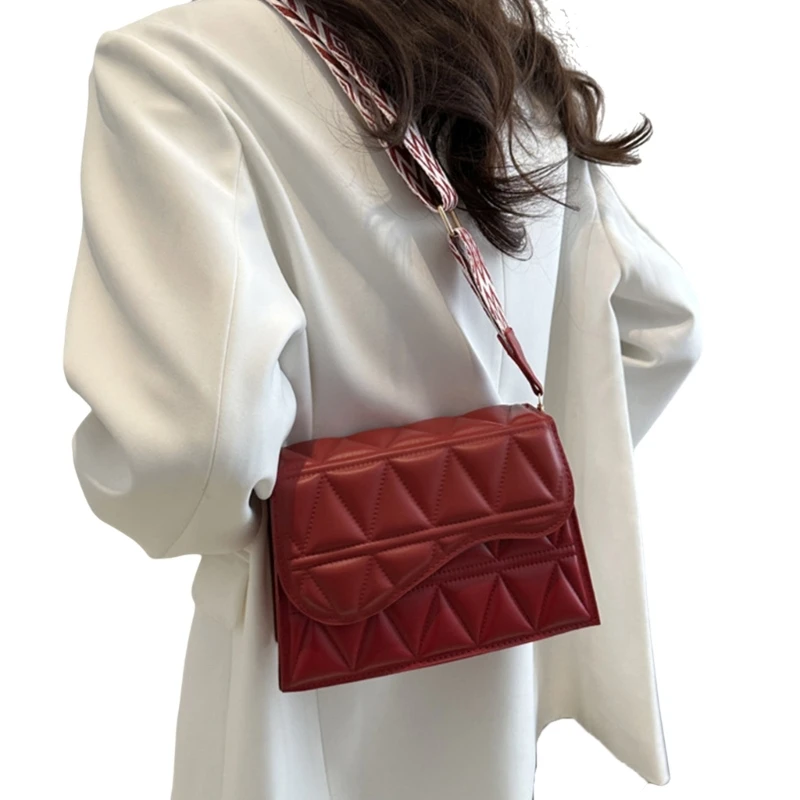 Elegant and Practical Single Shoulder Bag PU Leather Crossbody Bag for Women
