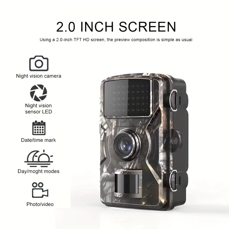 Hunting Trail Camera HD Wildlife Monitor 940nm Infrared Night Vision Activated Trigger Security Cam Outdoor Wildlife Photo Traps