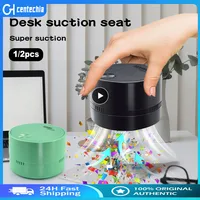 1/2PCS Upgraded Desktop Vacuum Cleaner Mini Table Dust Sweeper Energy Saving Cleaners Battery Operated Small Handheld Vacuum 1