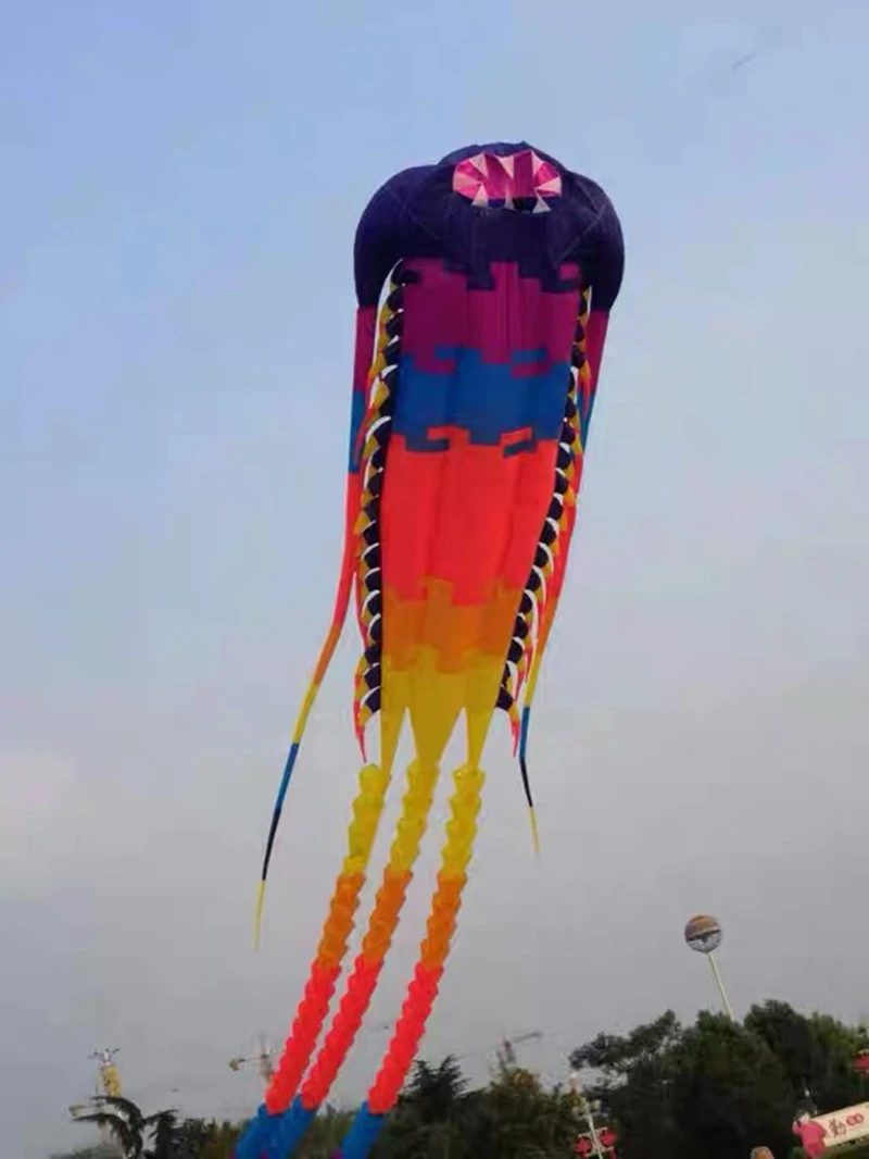 35 m großer alter Trilobiten-Drachen, fliegende Spiele im Freien, professioneller Drachenwagen, Cometa, leuchtende Spielzeuge, Cerf Volant Enfants Cometas – Detail 2