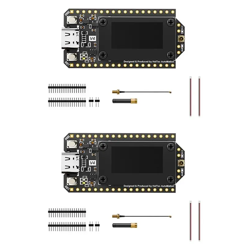24시간 배송 2개 Heltec Wifi Lora 32 V4 ESP32S3+ SX1262 BLE Lora Node Meshtastic Lorawan 28Dbm 전송 전력 업그레이드