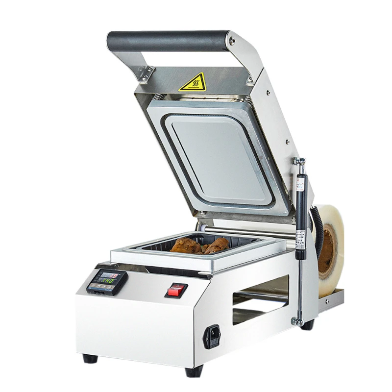 

Упаковочная машина для одноразовых ланч-боксов, полуавтоматическая упаковка для пищевых продуктов на вынос, готовых продуктов, фруктов и овощей