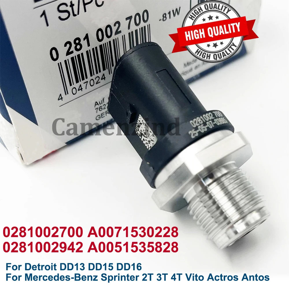 thumbnail image 2 of A0071530228 | Detroit Diesel Fuel Rail Pressure Sensor - Diesel Pro 2 of 10