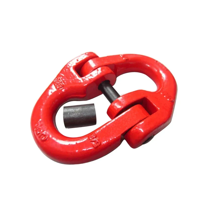 1.12T-12.5T G80 Butterfly Shaped Clamp Chain Connection Hoisting Buckle Double Ring Rigging Industrial Grade Forged Alloy Steel