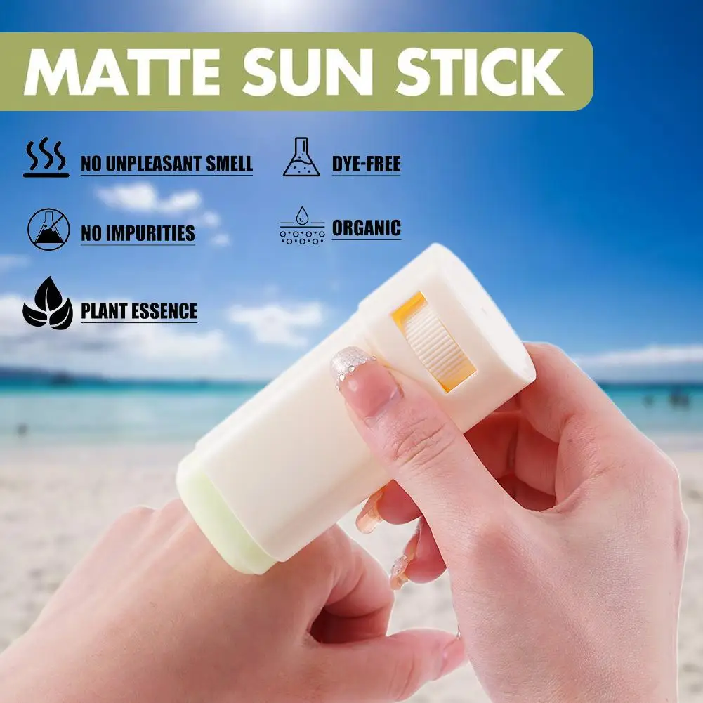18g Matte Sunscreen Stick Isolation From Ultraviolet Rays Sun Block Moisturizing And Brightening Skin Tone For Skincare