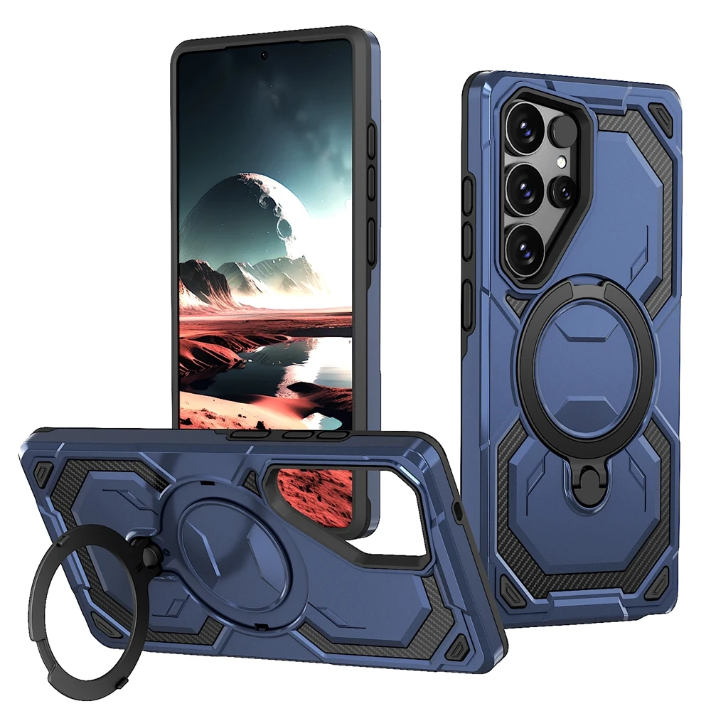 Magnetic Sagsafe Armor Case with Wireless Charging Capability