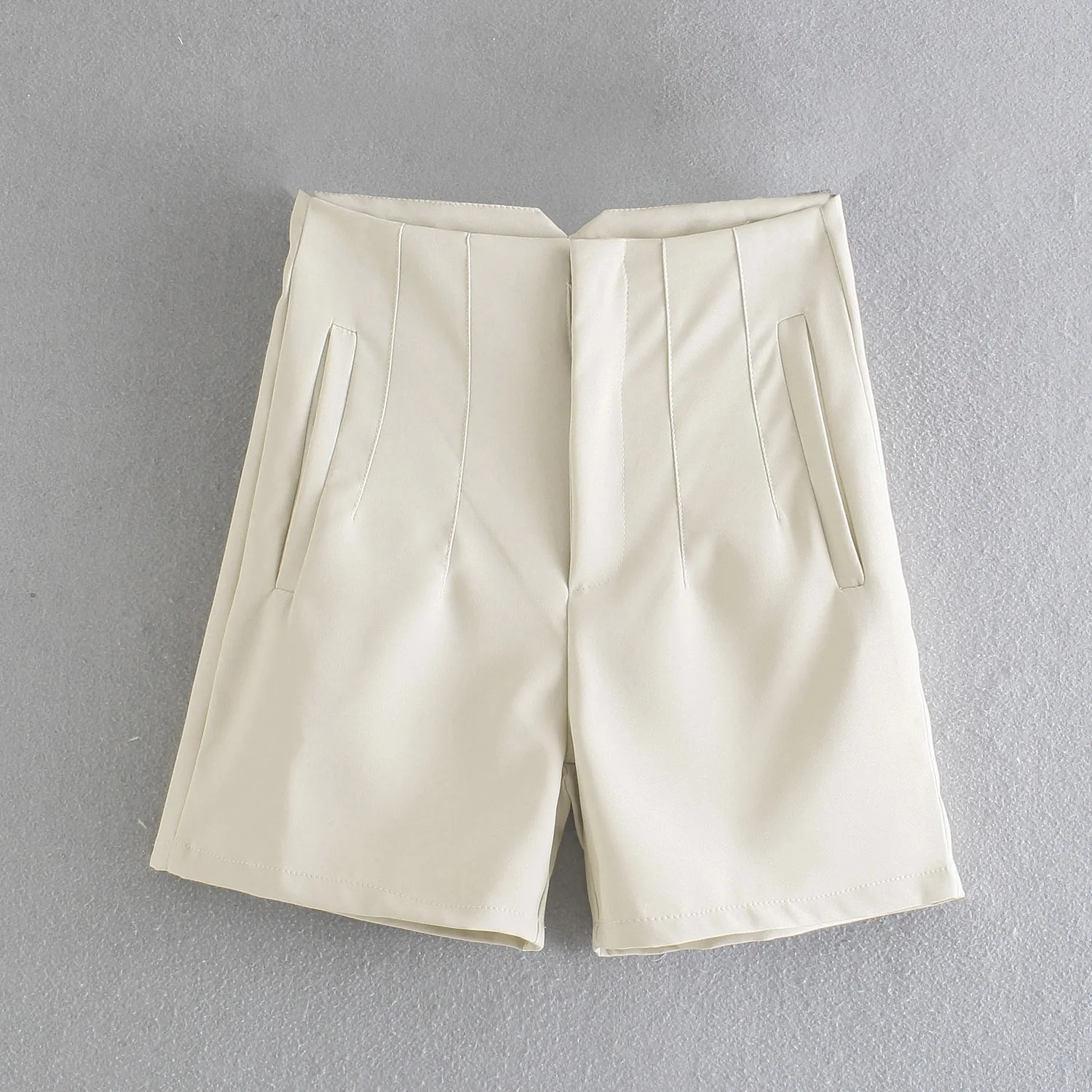 Summer 2022 Women High Waist Shorts Female Casual Solid Zipper Shorts Mujer Pantalon LY9385 shorts women Shorts