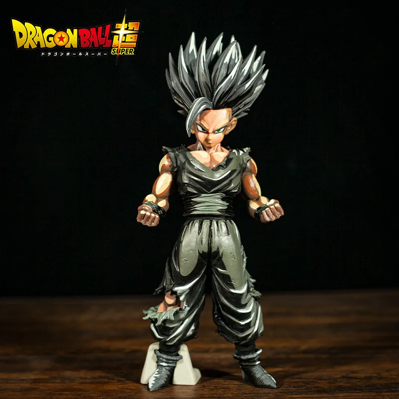 Anime Dragon Ball Z Figure Gohan Super Saiyan Chocolate Black Ver. Action Figure In Pvc Dbz Gohan Goku Giocattolo Modello Cellulare Da Combattimento