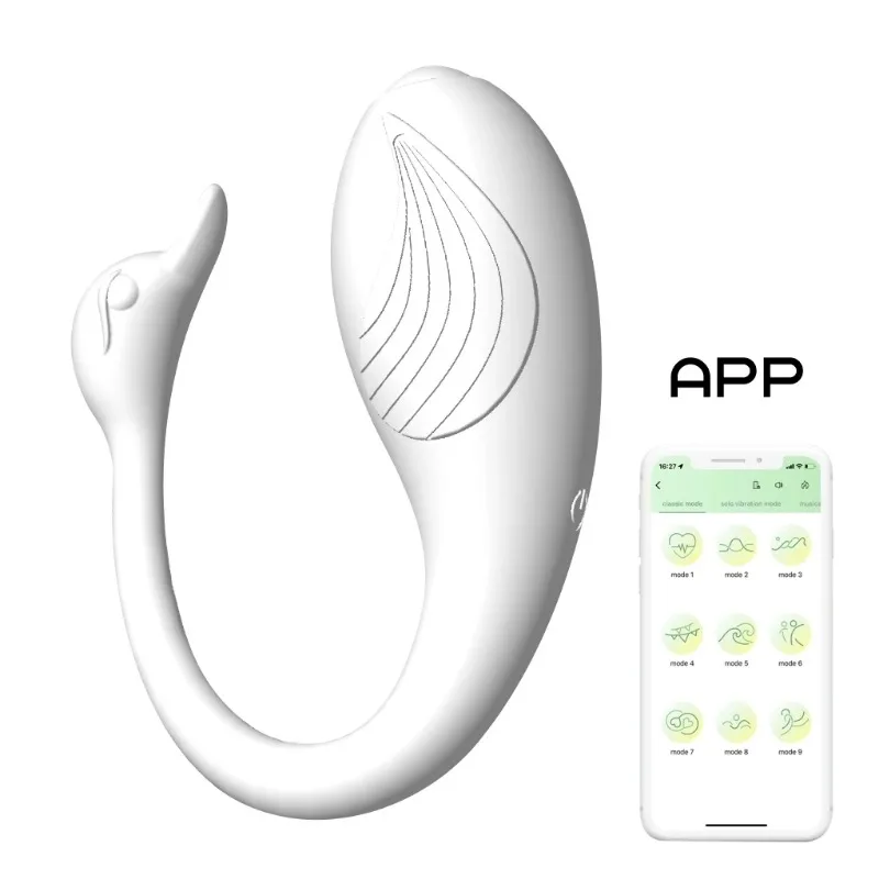 PUMING APP vibrator rotates clitoris 360 degrees to stimulate male and female anus plug male and female sex toys swan jump egg