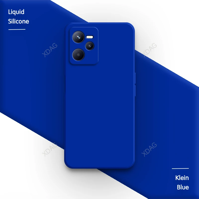 Enhanced Soft Liquid Silicone Square Lens Protection Phone Case - Premium Back Cover in Classic Design