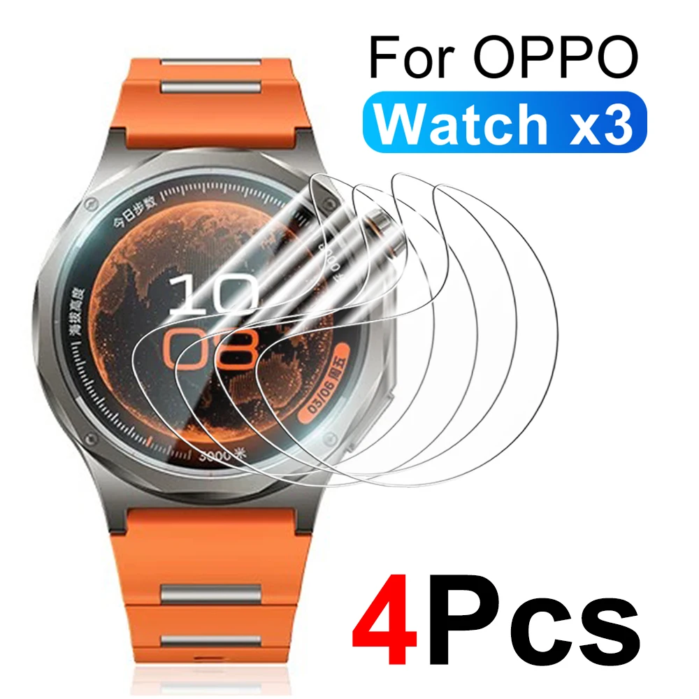 HD Hydrogel Film Screen Protectors for Smartwatches - Anti-Scratch, 9D Soft Full Cover