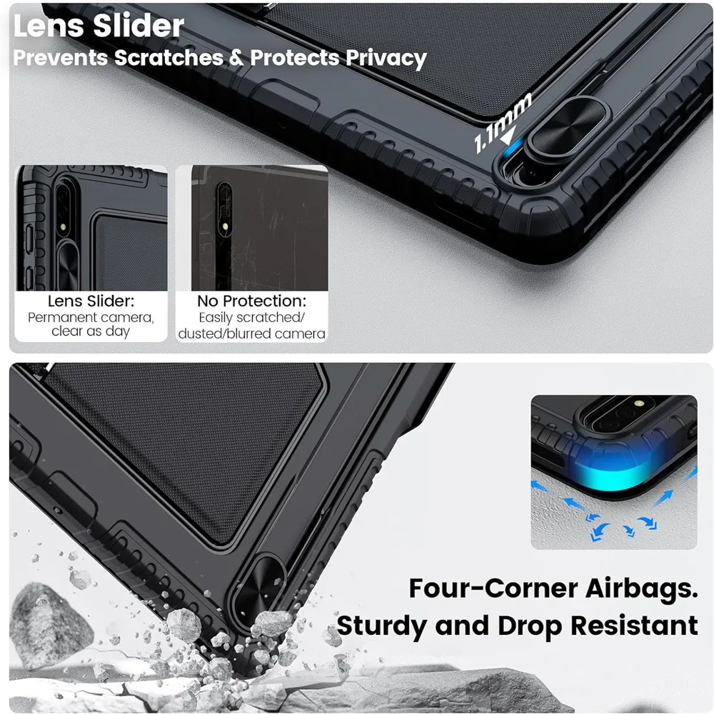 Nillkin-teclado Mágico para Samsung Galaxy Tab Case s9 Plus Teclado Backlight Proteção Len - Imagem 5