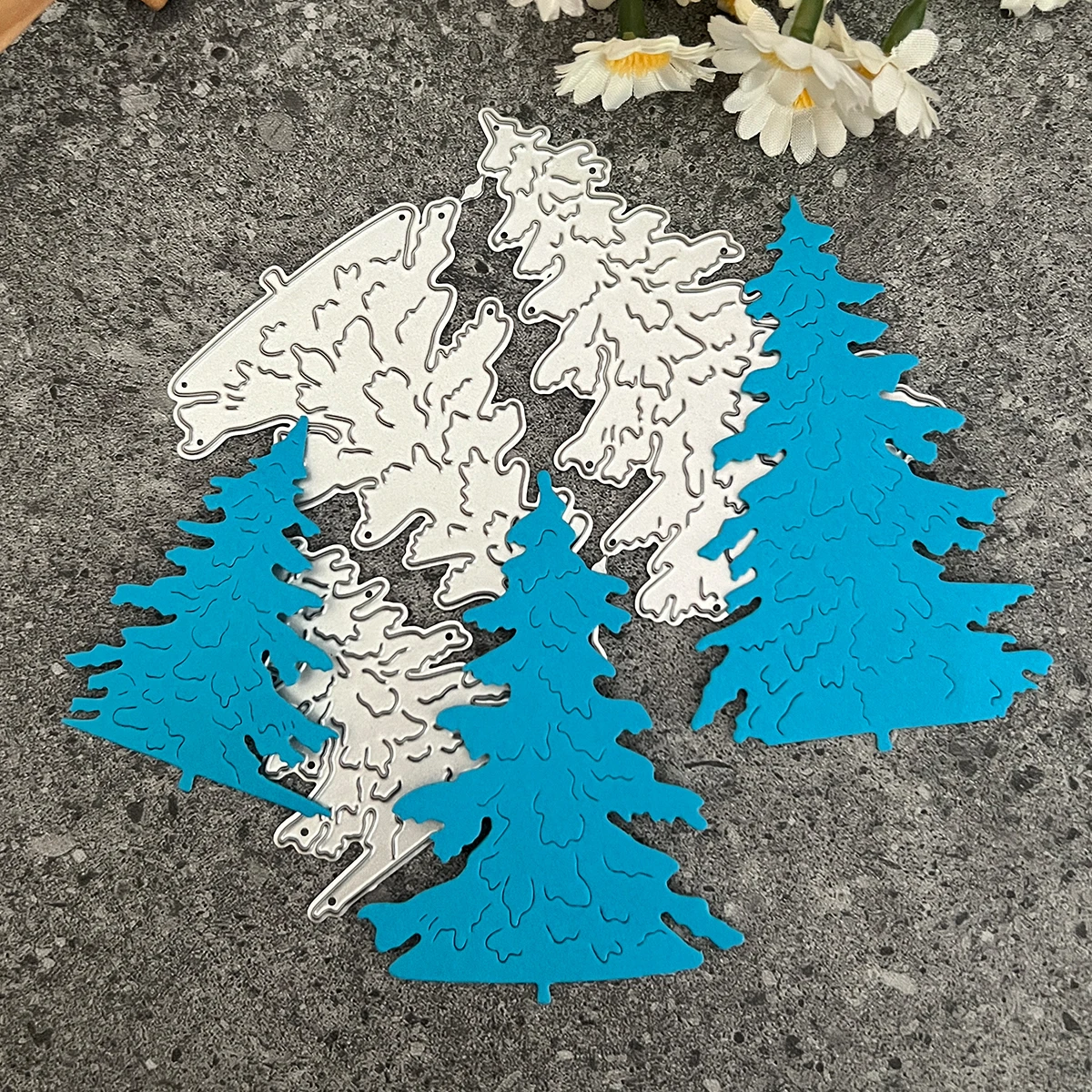 Description Picture 4 of itemChristmas Tree Metal Die Cutting Dies Scrapbooking Embossing Folder Suit for Cutting Machine Diy Paper Craft Gift