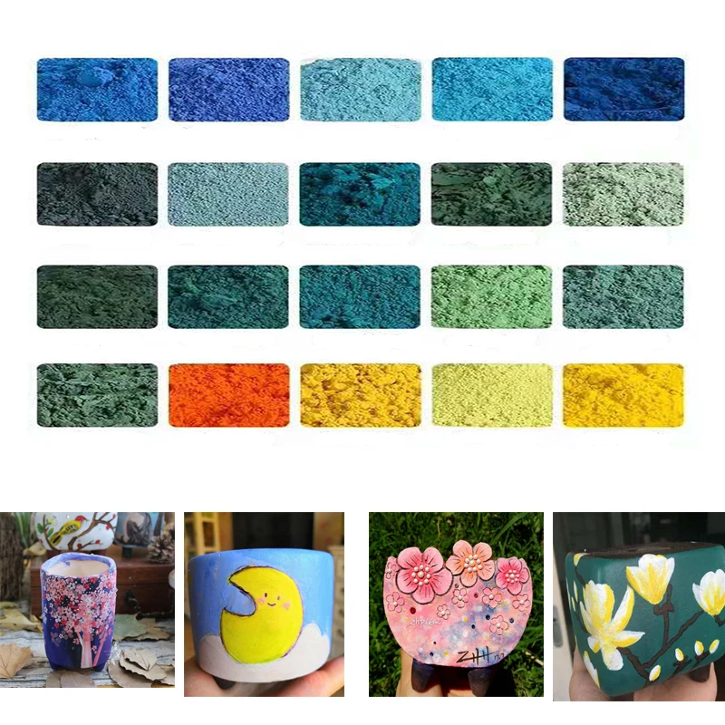 

50g Ceramic Underglaze Color Pigment DIY Hand-painted Medium and High Temperature Color Powder
