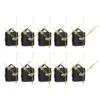 10Pcs DIY Silent Movement Spindle Hands Wall Quartz Clock Movement Mechanism Repair Tools Part Clock Kit 2