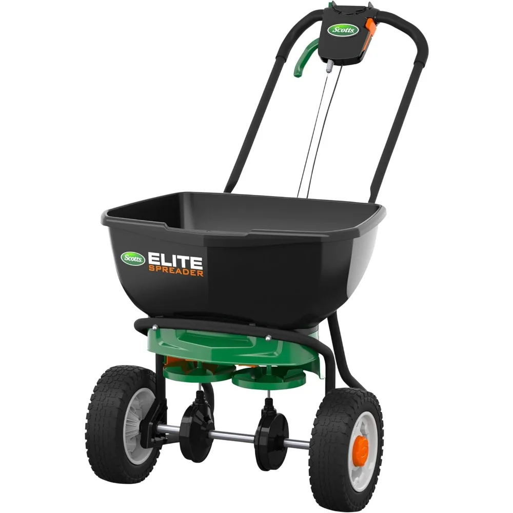 Spreader for Grass Seed, Fertilizer, Salt, Ice Melt, Durable Push Spreader Holds up to 20,000 sq.ft. Product