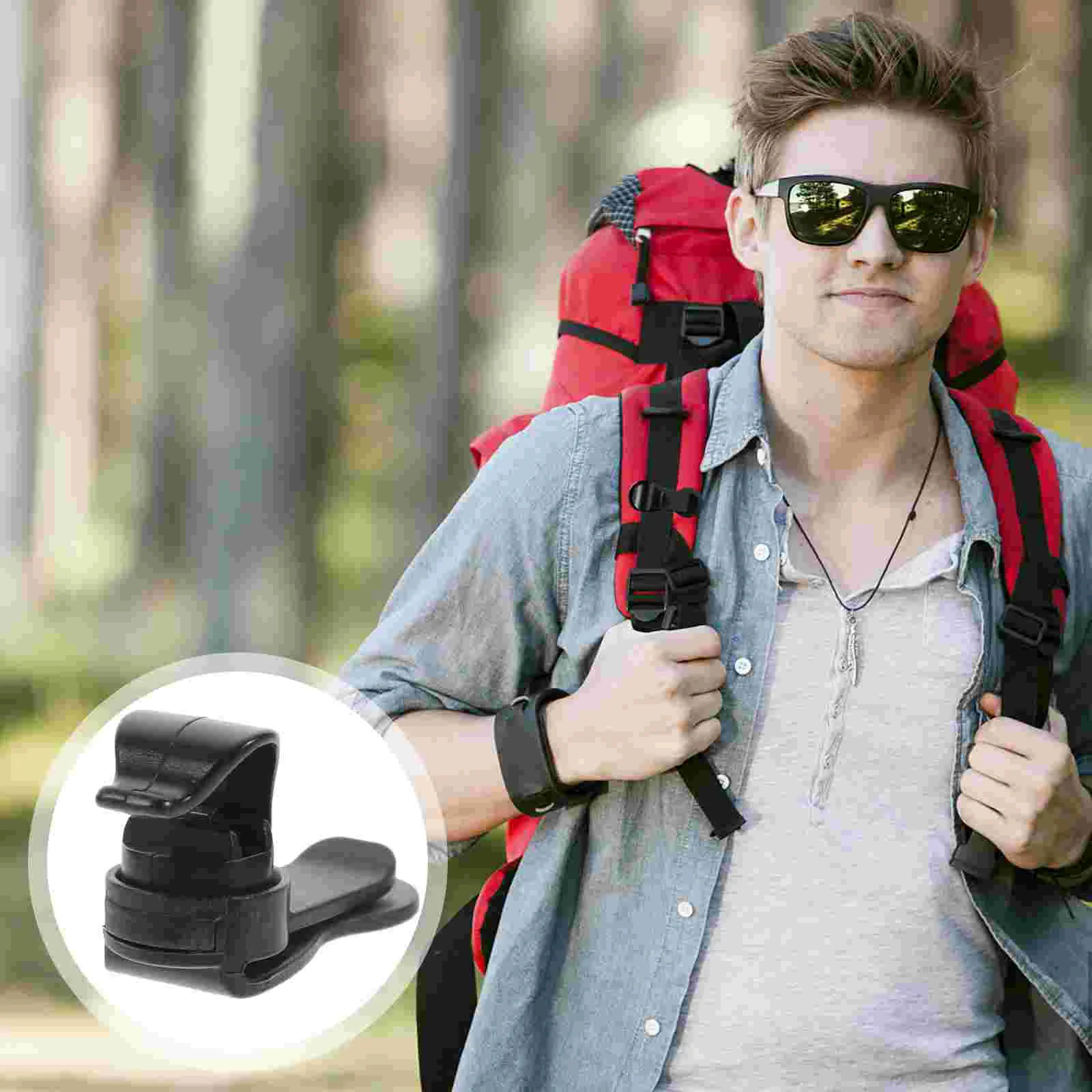 

Water Tube Clip Magnetic Bladder Clip Backpack Clips Outdoor Backpack Accessories Source Hydration Packs Water Bladders