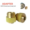 Adaptor Canister Gas Convertor 1"-20 UNF Adapter Lindal Valve Canister to 7/16"-28UNF Propane Tank Welding Torch MAPP Gas Cans 1