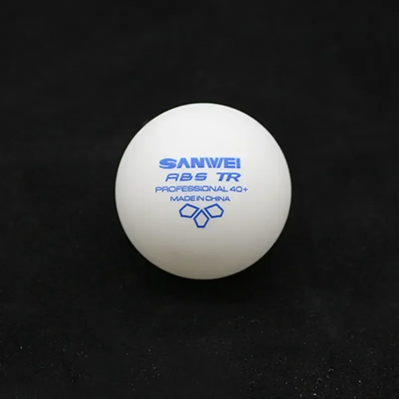 Description Picture 5 of itemSANWEI-ABS TR 3 Star Table Tennis Balls, 40 +, Plastic White Ping Pong Balls for Training, 100PCs