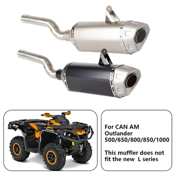 ATV Motorcycle exhaust For can am outlander 500 650 800 850 1000 2012-2021 outlander exhaust ATV muffler outlander 1000 exhaust