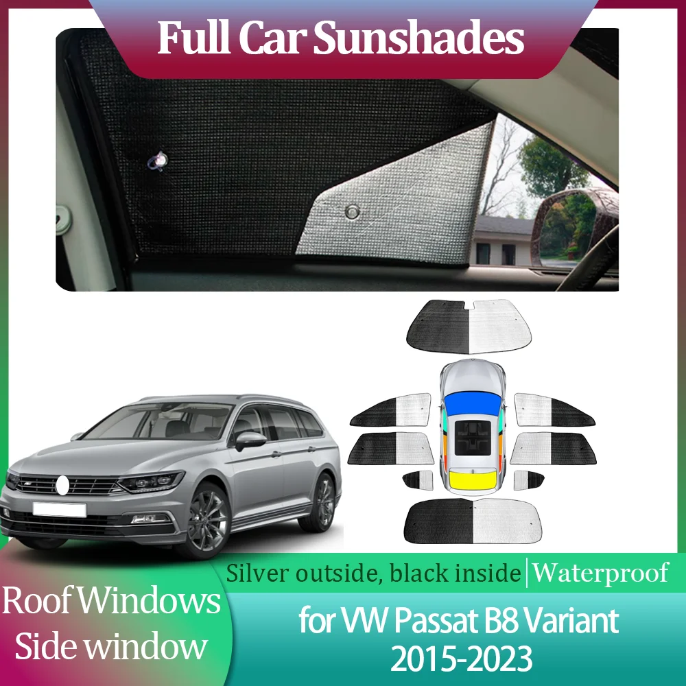 Zonwering autogordijn met magneten voor Passat B8 Variant 2016-2022, uv-bescherming zijruiten, raam, zonneklep, zonwering, accessoires voor baby, zwart, achterraam, 2 stuks Zonwering autogordijn met magneten voor Passat B8 Variant 2016-2022, uv-bescherming zijruiten, raam, zonneklep, zonwering, accessoires voor baby, zwart, achterraam, 2 stuks