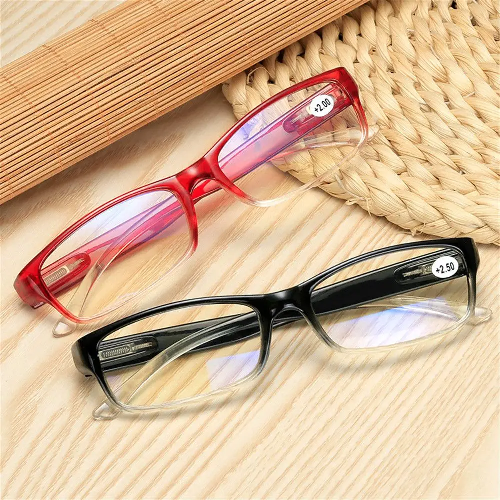 Heiße Anti-Blaulicht-Lesebrille Unisex-Augenschutz Frauen Männer ultraleichte Rahmen elegante Brillen Dioptrien 400 ~