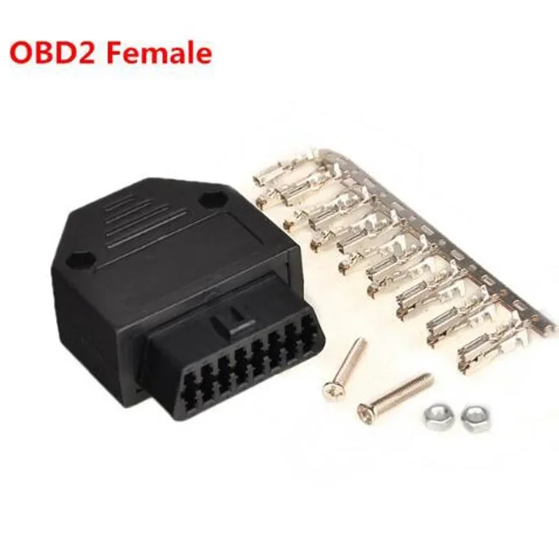 Professional OBD2 16Pin Female/male Connector to Opening OBD Cable OBDII OBD-ii ODB2 16 Pin OBD 2 Adaptor 30CM/60CM Length