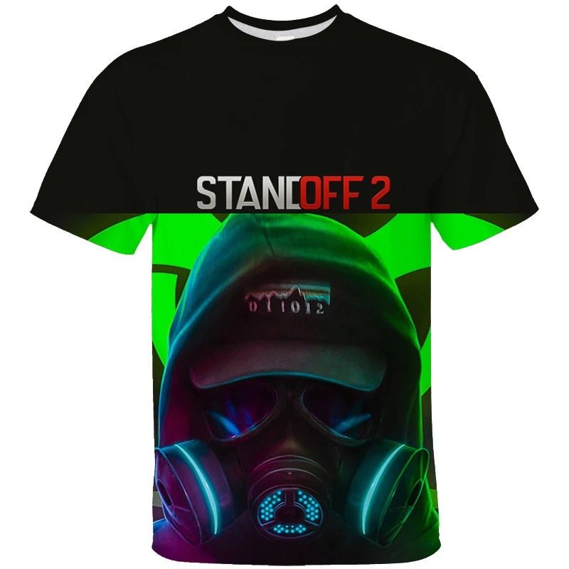 thumbnail image 1 of Camiseta con estampado gráfico de juego 3D Standoff 2 para hombre, camisetas de manga corta informales de verano con disparos de pistola, ropa para hombre y mujer, 1 of 5