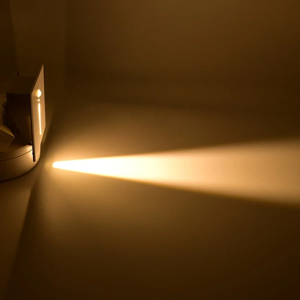Elegant Aluminum PIR Sensor Wall Lamp with Install Box - Embedded Step & Stairwell Nightlight Sconce, 3W