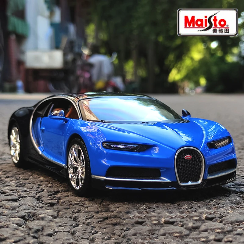 WELLY 1:24 Bugatti Veyron Chiron Supercar Alloy Car Model Diecasts