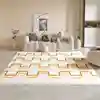 Modern Simple Rainbow Living Room Carpet Home Tea Table Bedroom Absorbent Non-slip Large Area Light Luxury Rug Floor Mat Decor 3