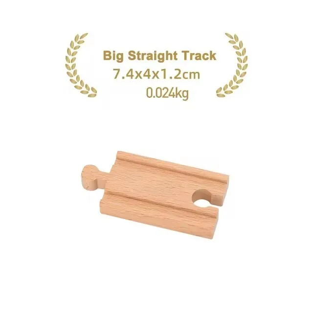 Premium Beech Wood Railway Train Track Accessories for Children’s Educational Play