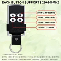 4 IN 1 Multifrequency Garage Door Remote Control Duplicator Auto Scan 280-868MHz Variable Code Grabber Electronic Electric Gate 2
